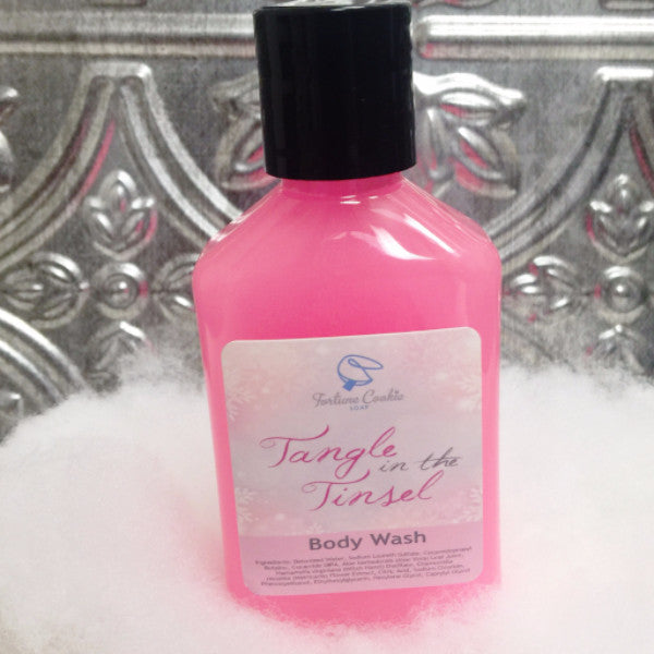 TANGLE IN THE TINSEL Body Wash (travel size) - Fortune Cookie Soap