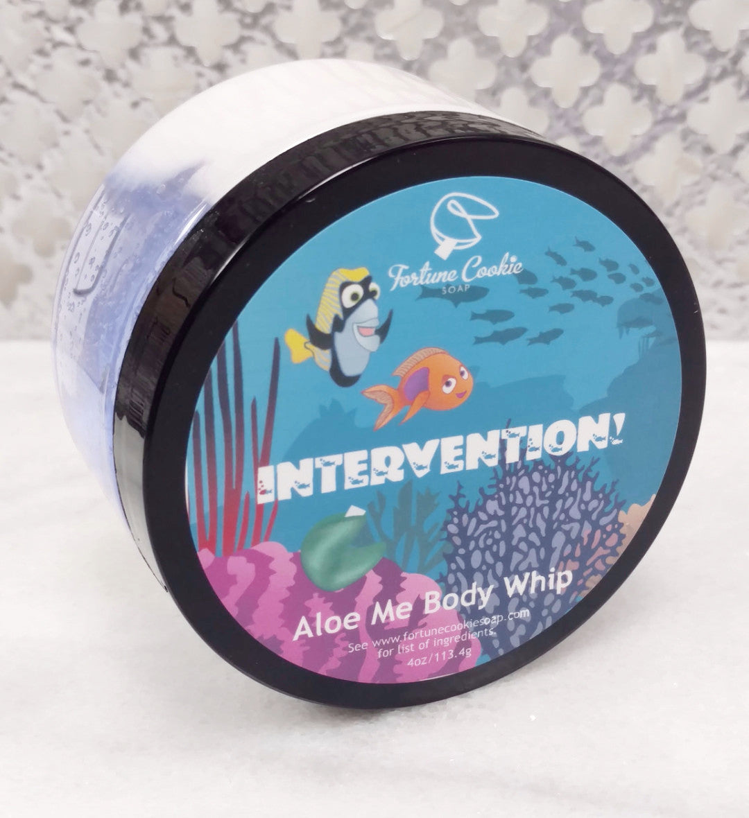 INTERVENTION Aloe Me Body Whip - Fortune Cookie Soap - 1