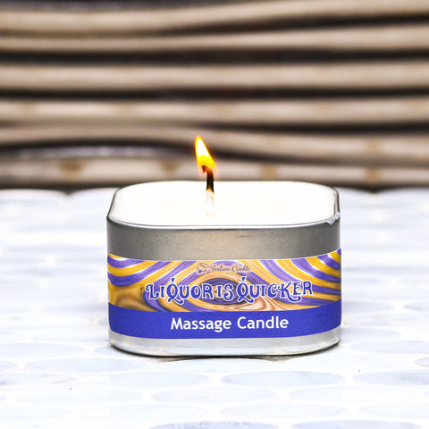 LIQUOR IS QUICKER Massage Candle - Fortune Cookie Soap