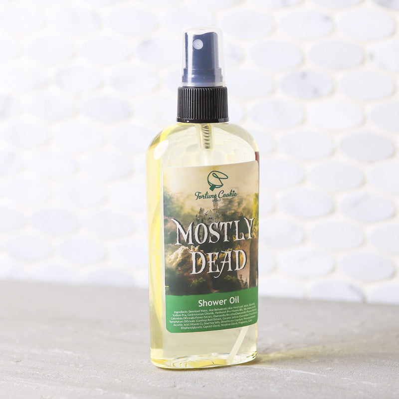 MOSTLY DEAD Shower Oil - Fortune Cookie Soap