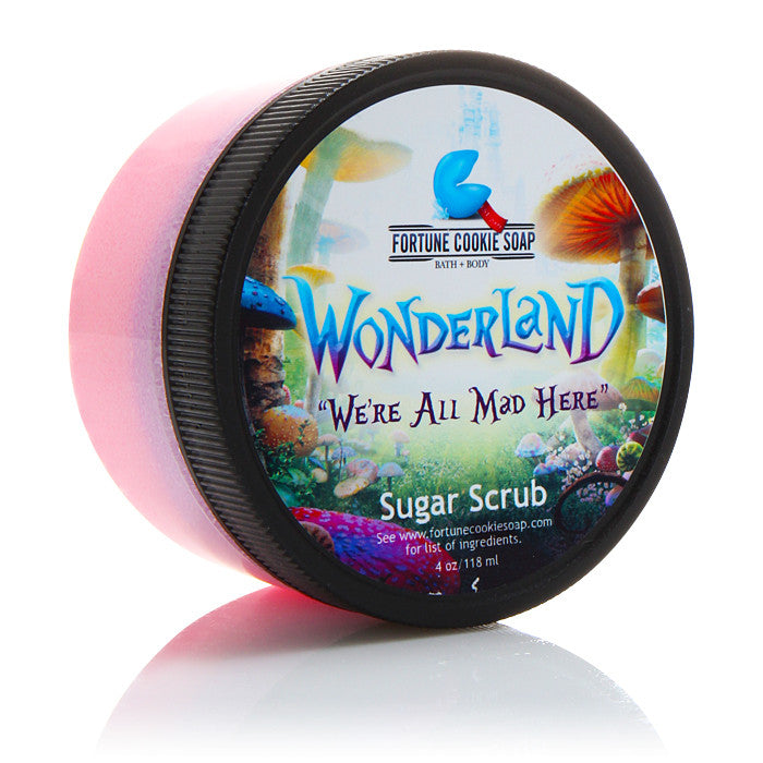 We're All Mad Here Sugar Scrub - Fortune Cookie Soap