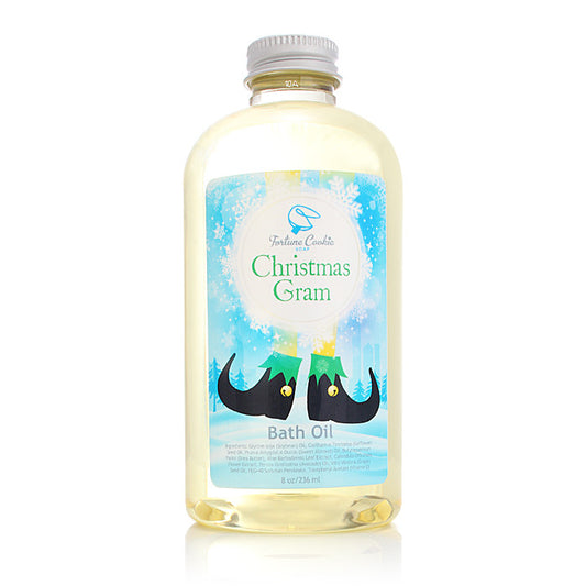 CHRISTMAS GRAM Bath Oil - Fortune Cookie Soap