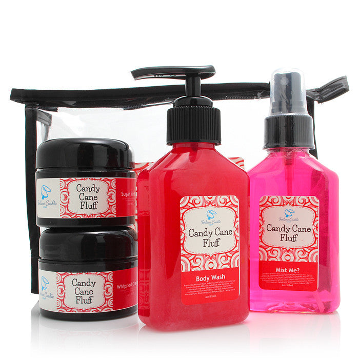 CANDY CANE FLUFF Gift Set - Fortune Cookie Soap - 1