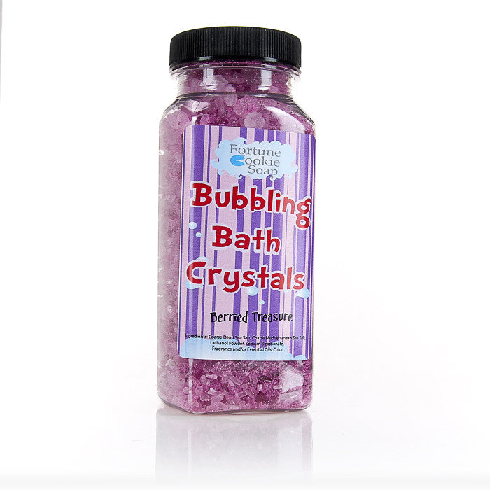 Berried Treasure Bubbling Bath Crystals11 oz. - Fortune Cookie Soap