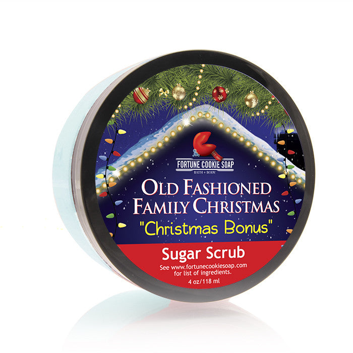 Christmas Bonus Sugar Scrub - Fortune Cookie Soap