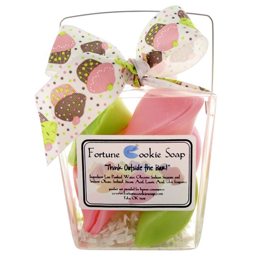 Icing on the Cake Bath Gift Set - Fortune Cookie Soap