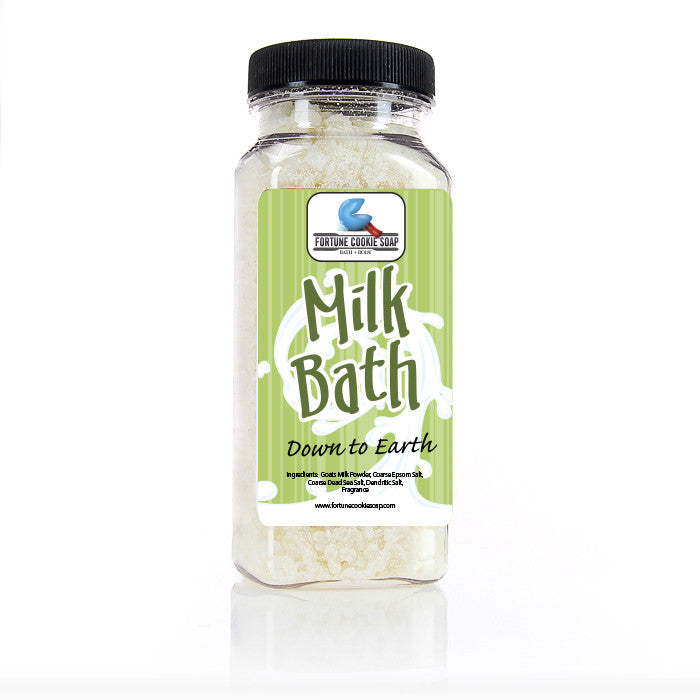 Down to Earth Milk Bath (12.5 oz) - Fortune Cookie Soap