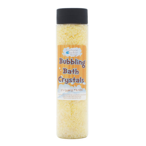 Egg Nog Bubbling Bath Crystals 10 oz. - Fortune Cookie Soap