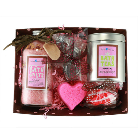 Be Mine Valentine Gift Basket - Fortune Cookie Soap - 1