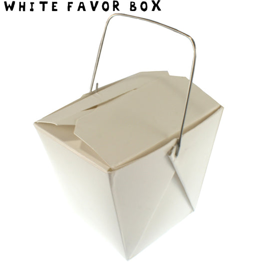 WHITE Mini Take-out Box - Fortune Cookie Soap