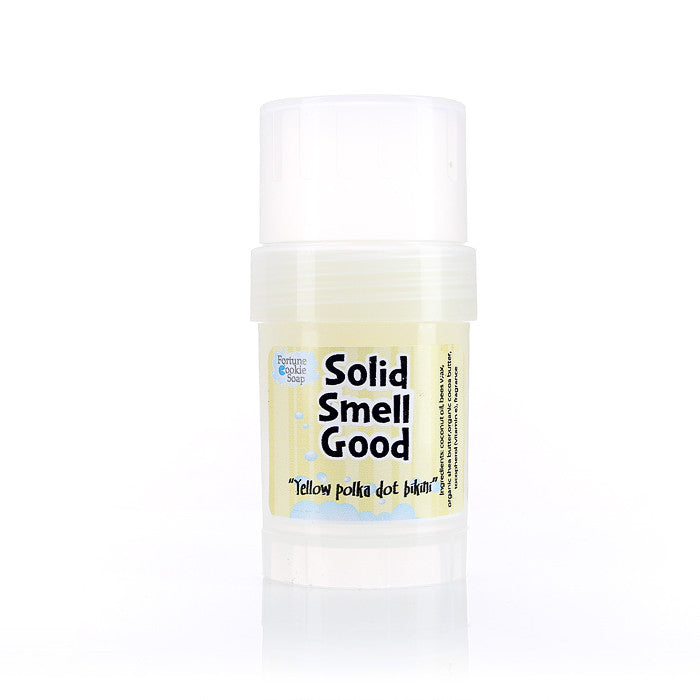 Yellow Polka Dot Bikini Solid Smell Good (.75 oz) - Fortune Cookie Soap