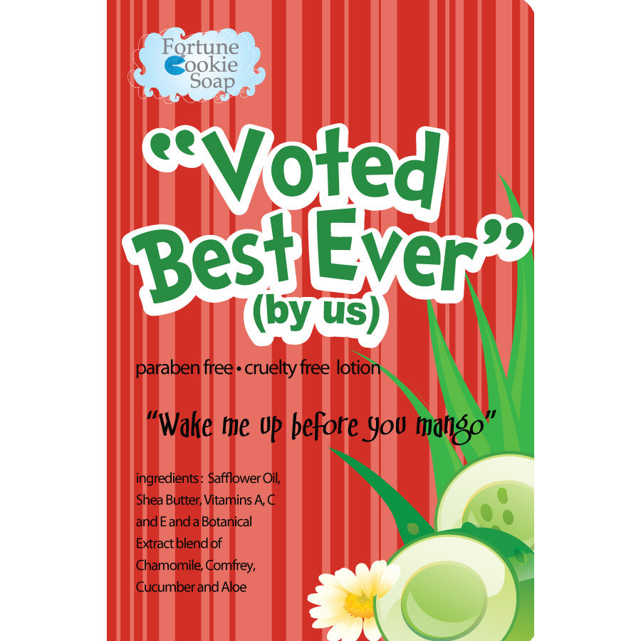 Wake Me Up Before You Mango Voted best! (by us) Lotion - Fortune Cookie Soap