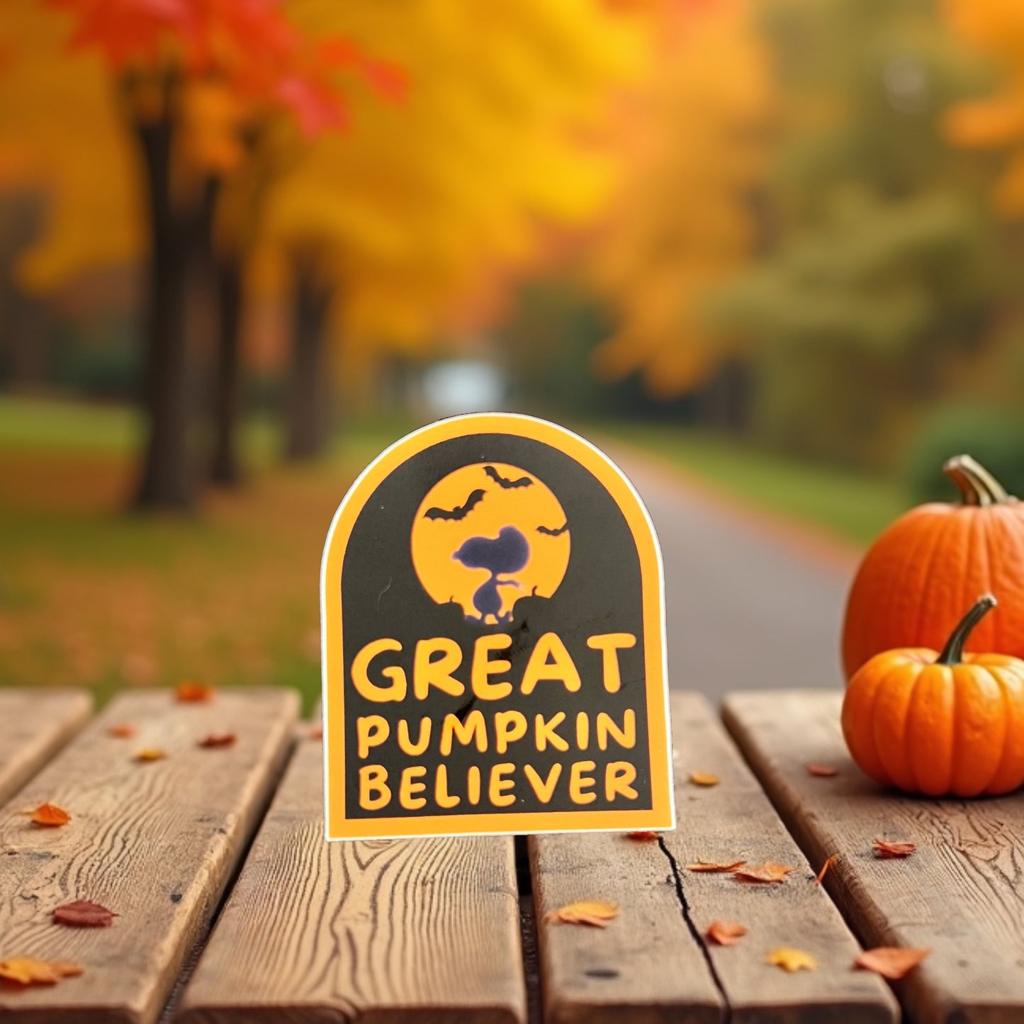 THE GREAT PUMPKIN Sticker