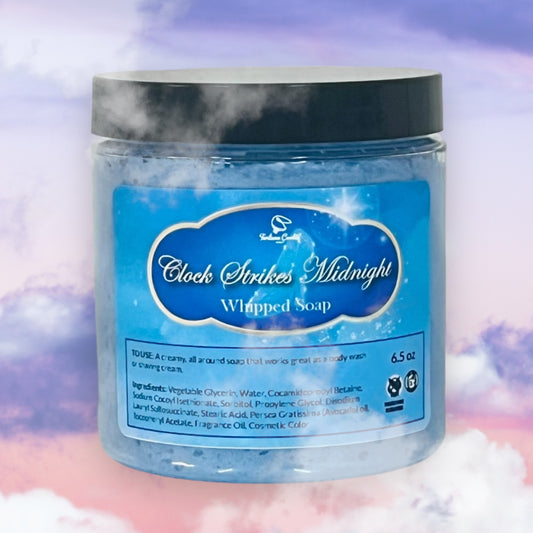 CLOCK STRIKES MIDNIGHT Whipped Soap