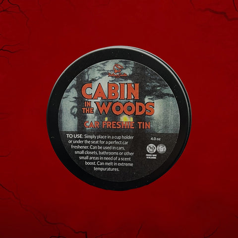 CABIN IN THE WOODS Car Freshie Tin