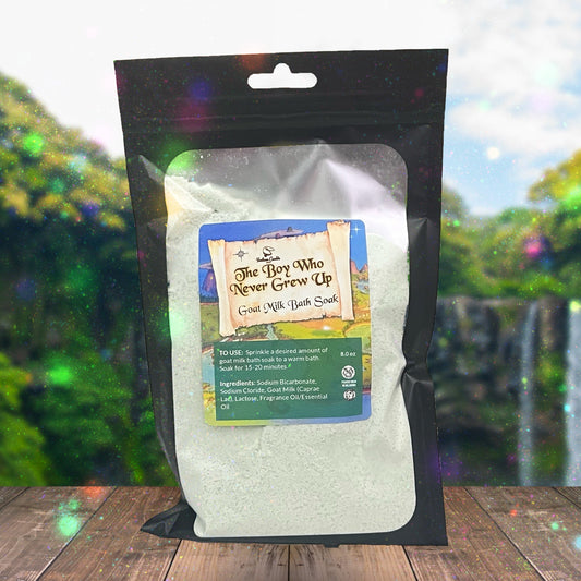 THE BOY WHO NEVER GREW UP Goat Milk Bath Soak