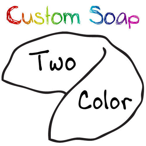 Personalized Swirl Color Fortune Cookie Soaps (30 to 500) - Fortune Cookie Soap