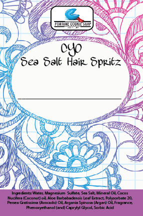 CYO Sea Salt Spritz 48hr Event - Fortune Cookie Soap