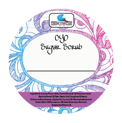 CYO Sugar Scrub 48hr Event - Fortune Cookie Soap