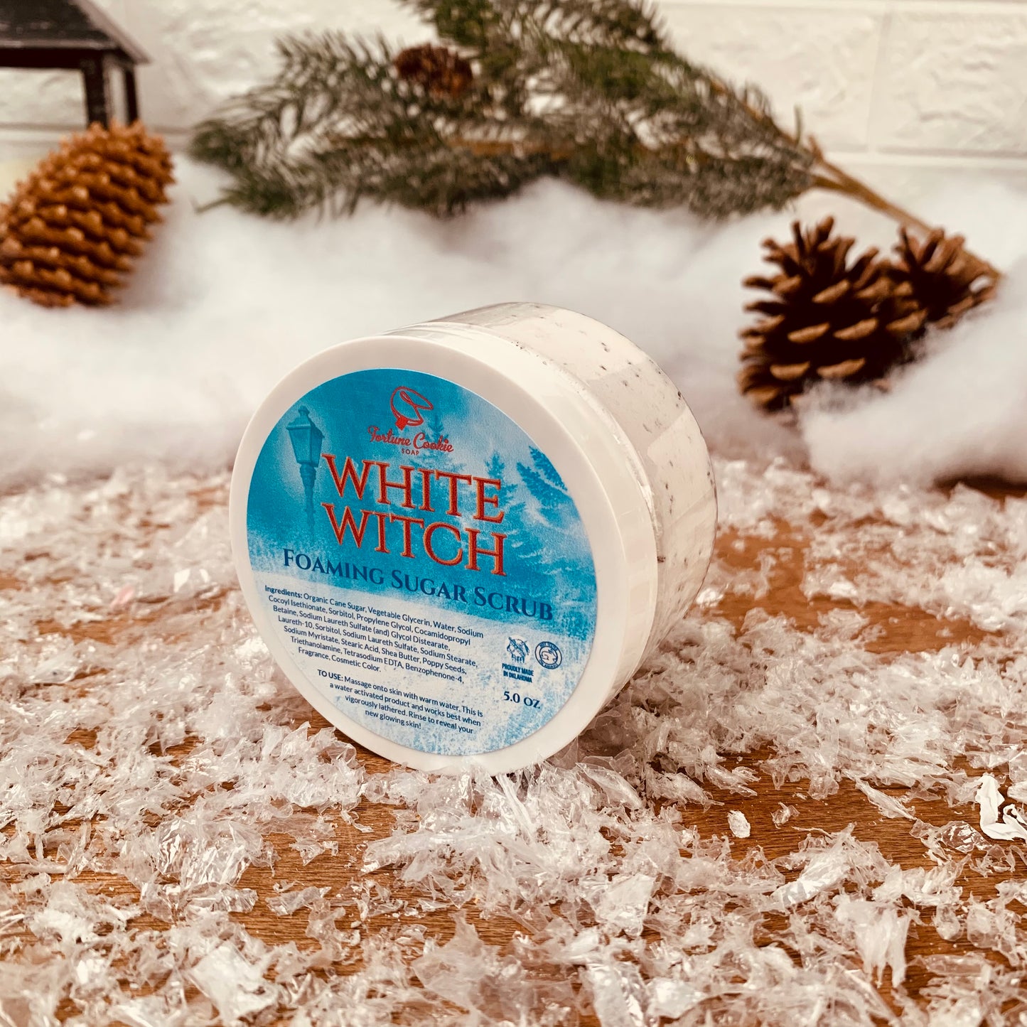 WHITE WITCH Foaming Sugar Scrub