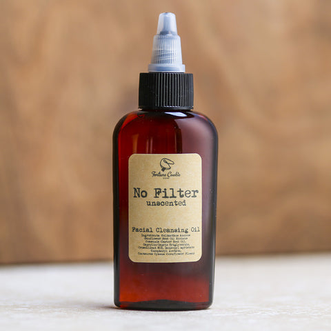 NO FILTER Facial Cleansing Oil (Unscented) - Fortune Cookie Soap