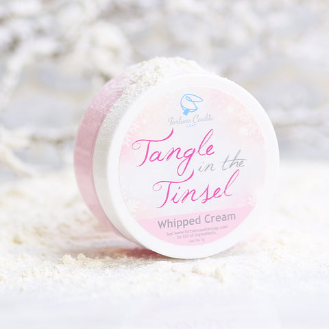 TANGLE IN THE TINSEL Whipped Cream - Fortune Cookie Soap - 1