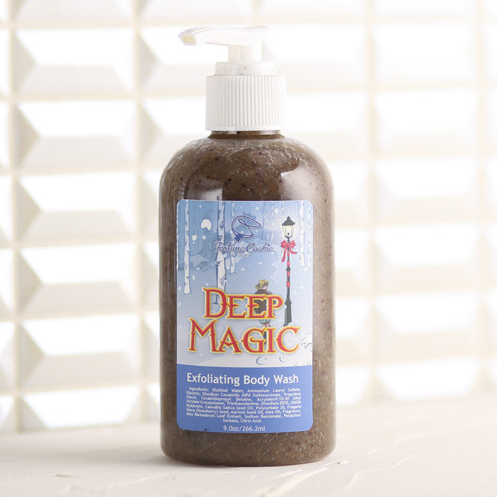 DEEP MAGIC Exfoliating Body Wash - Fortune Cookie Soap - 1