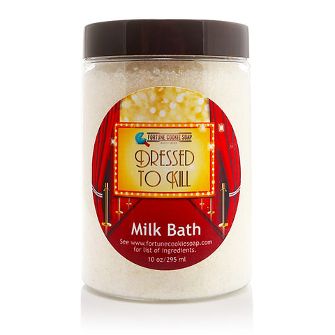 DRESSED TO KILL Milk Bath - Fortune Cookie Soap