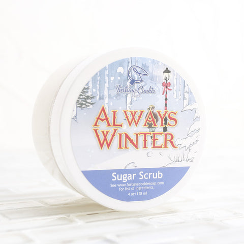 ALWAYS WINTER Sugar Scrub - Fortune Cookie Soap - 1