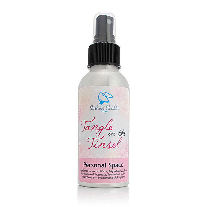 TANGLE IN THE TINSEL Personal Space Air Freshener - Fortune Cookie Soap