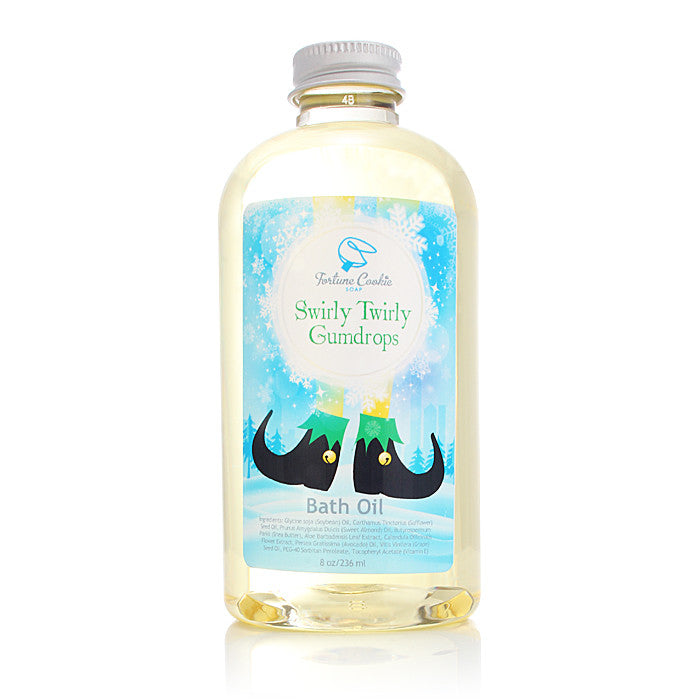 SWIRLY TWIRLY GUMDROPS Bath Oil - Fortune Cookie Soap