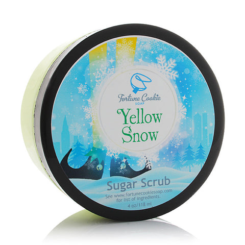 YELLOW SNOW Sugar Scrub - Fortune Cookie Soap