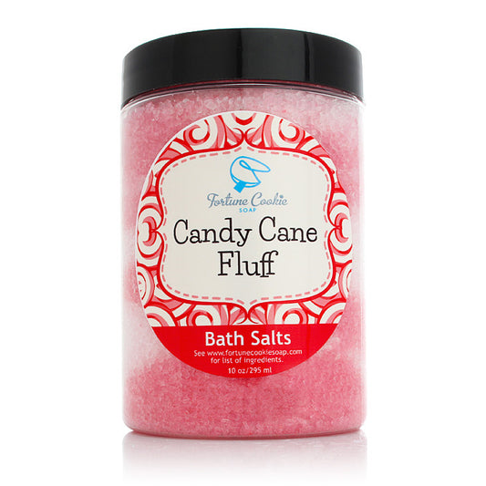 CANDY CANE FLUFF Bath Salts - Fortune Cookie Soap