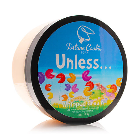 UNLESS... Whipped Cream - Fortune Cookie Soap