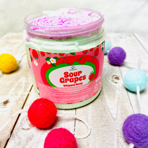 SOUR GRAPES Whipped Soap
