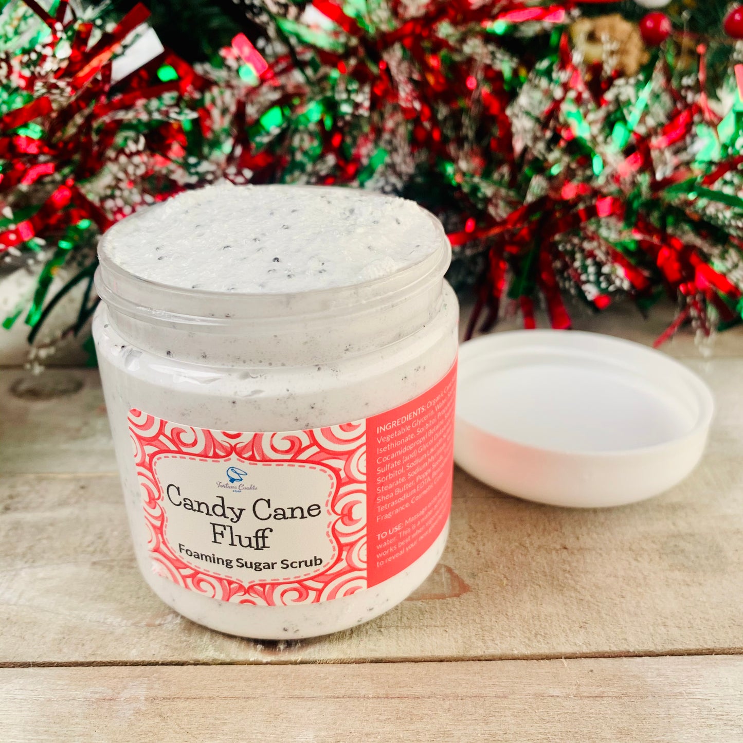 CANDY CANE FLUFF Foaming Sugar Scrub