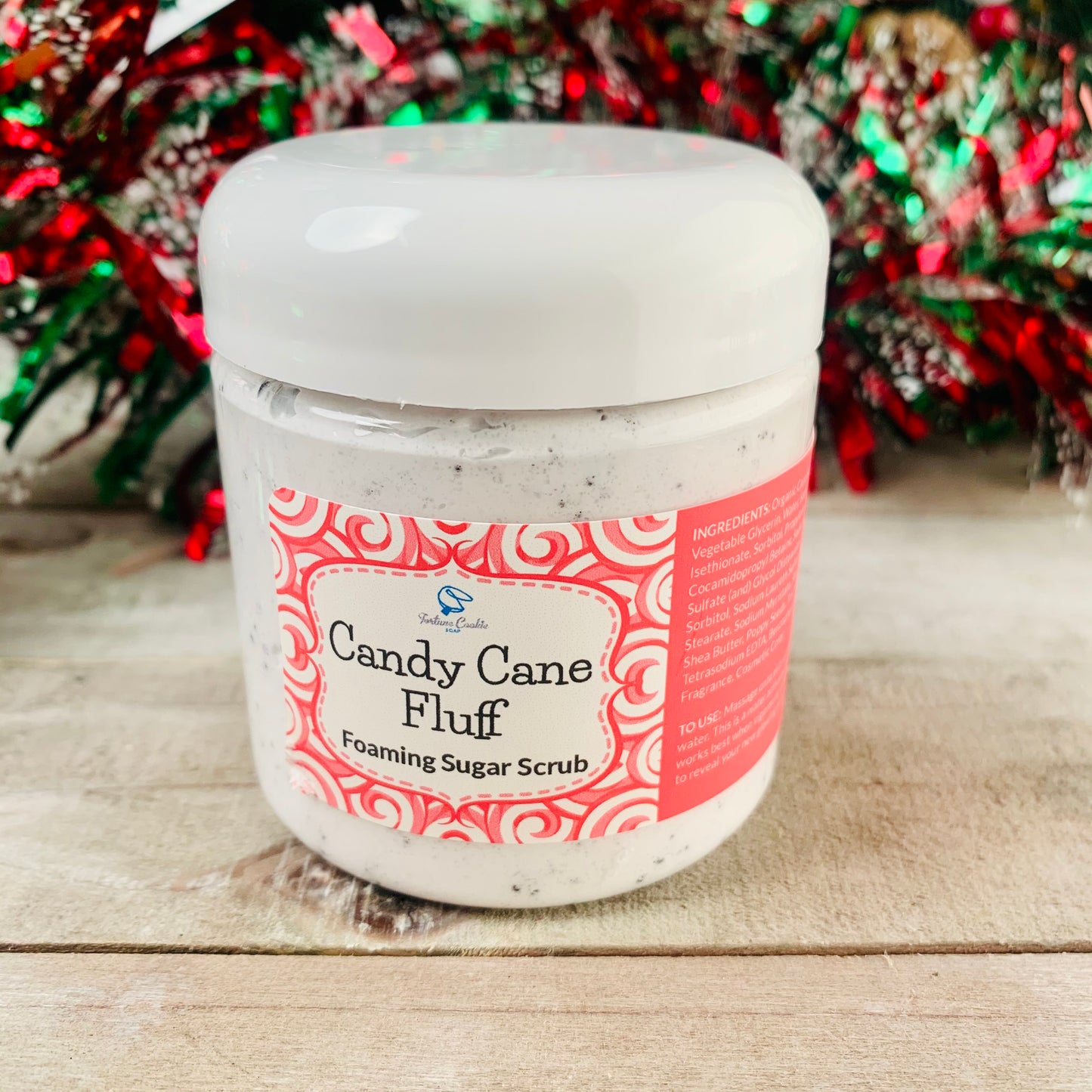 CANDY CANE FLUFF Foaming Sugar Scrub