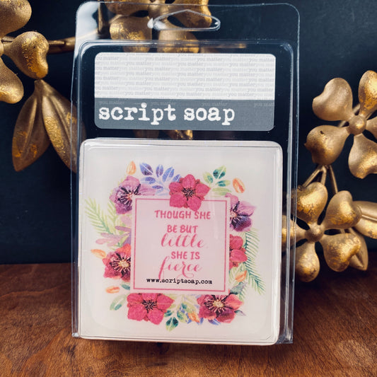 THOUGH SHE BE BUT LITTLE... Script Soap