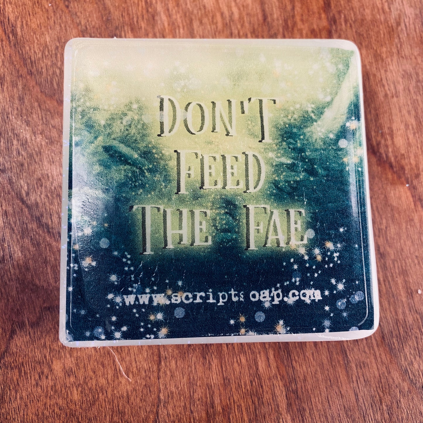 DON'T FEED THE FAE Script Soap
