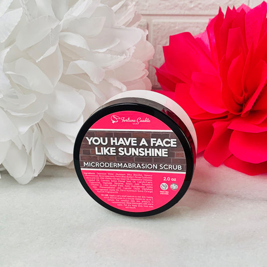 YOU HAVE A FACE LIKE SUNSHINE Microdermabrasion Scrub