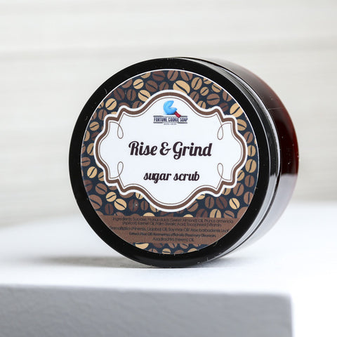 RISE & GRIND Coffee Scrub - Fortune Cookie Soap - 1