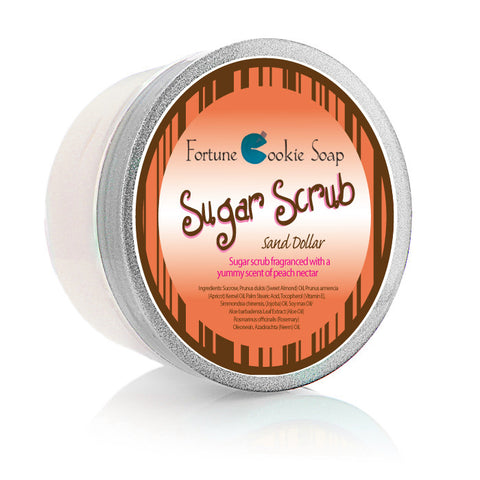 Sand Dollar Sugar Scrub - Fortune Cookie Soap