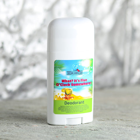 WHAT? IT'S 5 O'CLOCK, SOMEWHERE! Veggie Protein Deodorant - Fortune Cookie Soap