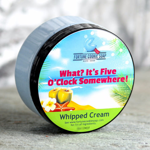 WHAT? IT'S 5 O'CLOCK, SOMEWHERE! Whipped Cream - Fortune Cookie Soap - 1