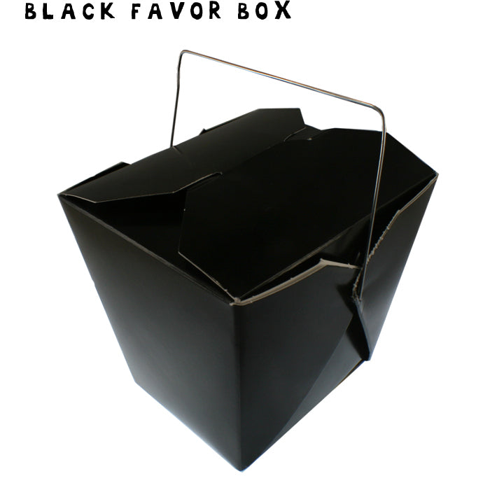 Chinese Takeout Boxes - Black