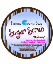 Fresh Blueberry Sugar Scrub - Fortune Cookie Soap