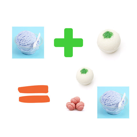 BUY 2 GET 1 FREE Bath Bombs - Fortune Cookie Soap