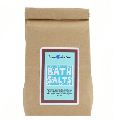 Jazzy Juniper Bath Salt Brown Bag - Fortune Cookie Soap