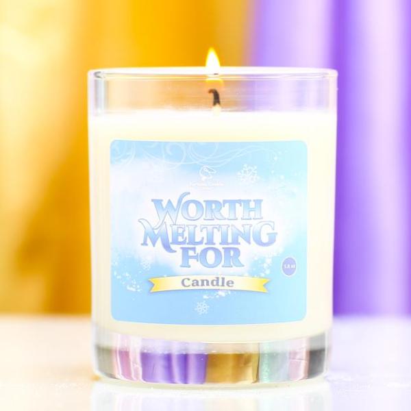 WORTH MELTING FOR Hand Poured Soy Candle