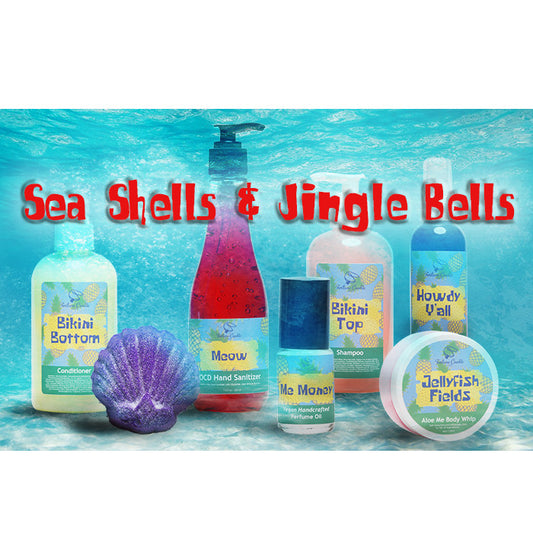 ENTIRE Sea Shells & Jingle Bells COLLECTION - Fortune Cookie Soap